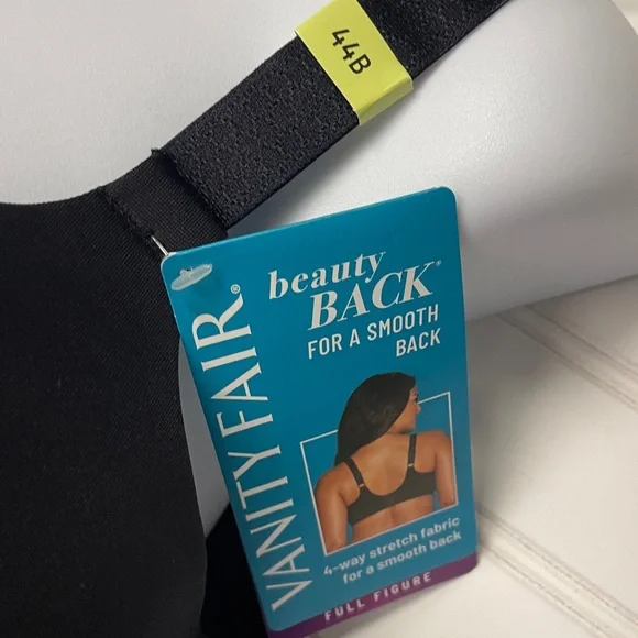 Vanity Fair Beauty Back Black Bra-44B - Picture 5 of 9